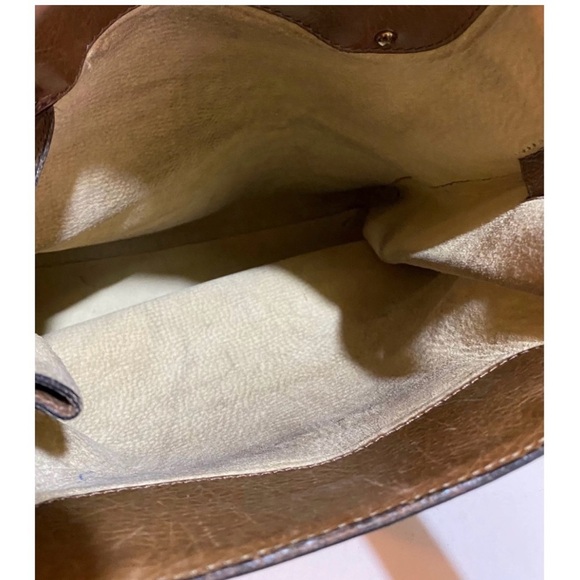 Marc Jacob’s vintage Brown distressed Leather Tote and Pouch Set - Picture 8 of 11